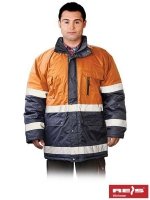 KURTKA ZIMOWA BLUE-ORANGE KURTKA ZIMOWA BLUE-ORANGE